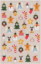 Bauble Cats Holiday Dishtowel/Tea Towel