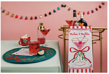 Mistletoe & Martinis Embellished Dishtowel