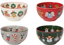 Bauble Cat Holiday Bowls (Multiple Options)