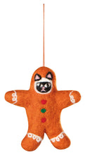 Bauble Cats Felt Christmas Tree Ornaments - 3 Assorted Styles