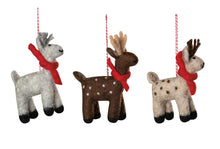 Artic Deer Felt Christmas Tree Ornaments (Multiple Styles)
