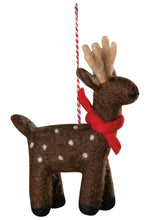 Artic Deer Felt Christmas Tree Ornaments (Multiple Styles)