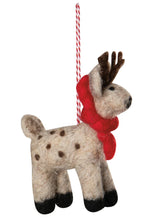 Artic Deer Felt Christmas Tree Ornaments (Multiple Styles)