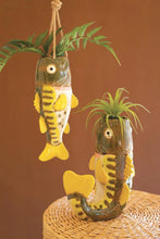 Ceramic Largemouth Bass Vase