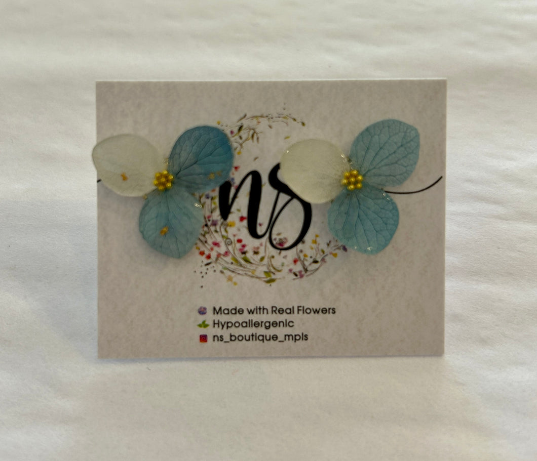 Hydrangea Studs (Multiple Colors)