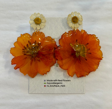 Chamomile & Cosmos Earrings (Multiple Colors)