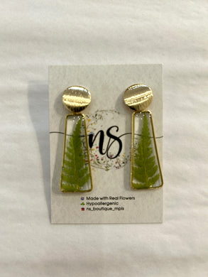 Fern Drop Earrings