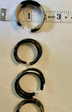 Earrings - Hoop Natural Zebu Horn - Handcrafted in Madagascar