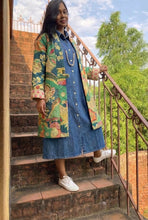 Long Kantha Quilted Coat