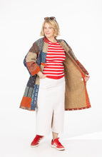 Long Kantha Quilted Coat