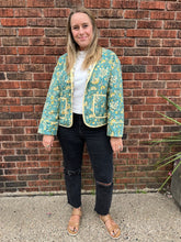 Verdant Bloom Quilted Jacket