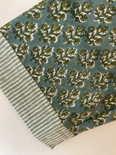 Sage Botanical Kimono Robe - Short