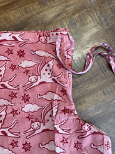 Drawstring Pajama/Jammie Pants--Dabu Cosmic Kitty, Hand Block Printed
