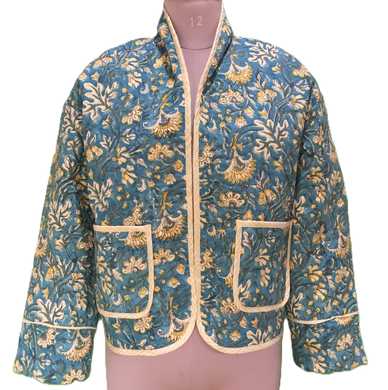Verdant Bloom Quilted Jacket