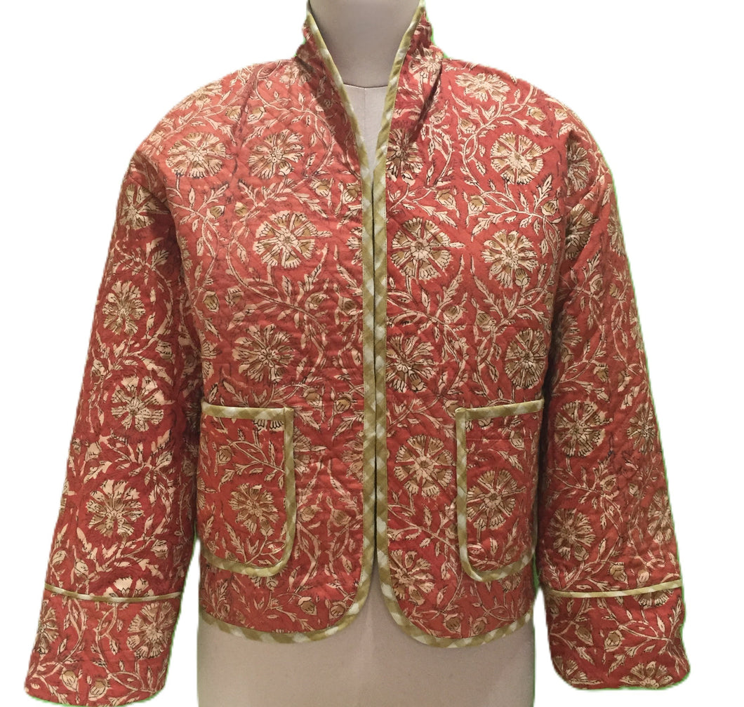 Autumn Ember Quilted Jacket