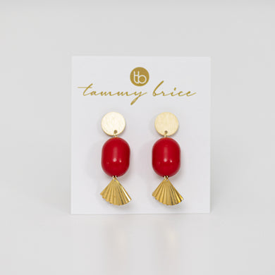 Isadora Earrings by Local Maker Tammy Brice