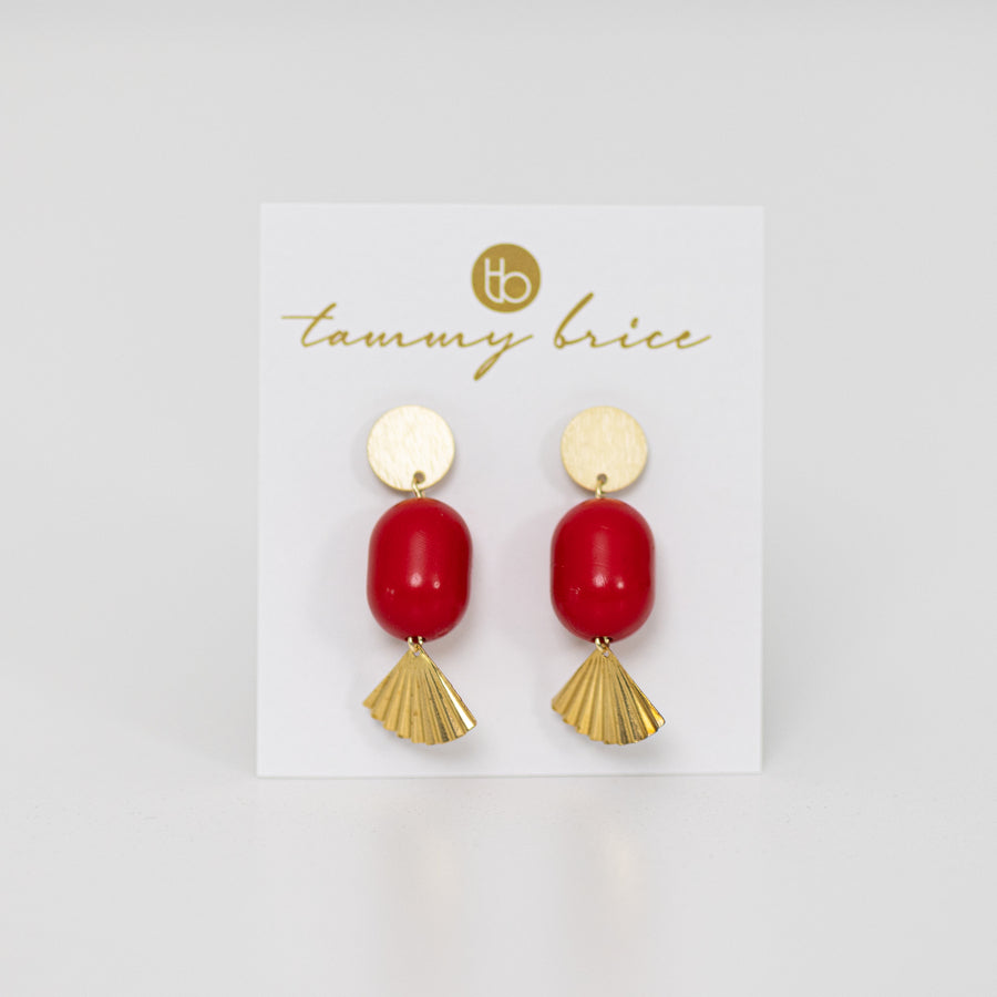 Isadora Earrings by Local Maker Tammy Brice