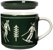 Ski Ya Later Mug With Lid/Coaster