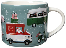 Holiday Traffic Christmas Mug with Lid