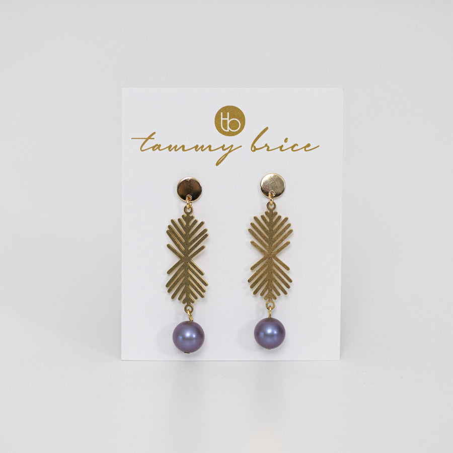 Juliette Earrings by Local Maker Tammy Brice