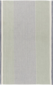 Jade Green Array Stripe Dishtowels (Set of 2)