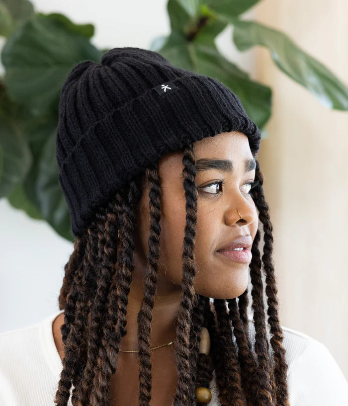 Charlie Wide Ribbed Knit Beanie (Fair Trade - Multiple Colors)