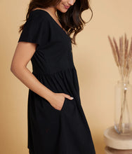 Josie Organic Cotton Fair Trade Dress - Black