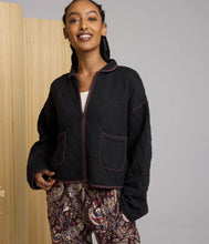Elderberry Fair Trade Quilted Jacket - Black