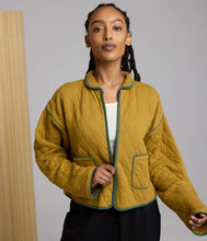 Elderberry Fair Trade Quilted Jacket - Cumin