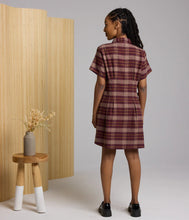 Josephine Organic Cotton Flannel Dress - Fudge
