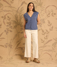 Perri Fair Trade Organic Cotton Vest - Indigo