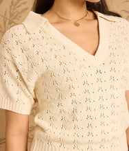 Amelia Organic Cotton Sweater - Pearl