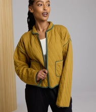 Elderberry Fair Trade Quilted Jacket - Cumin