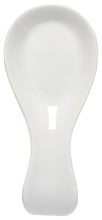 White Stoneware Spoon Rest
