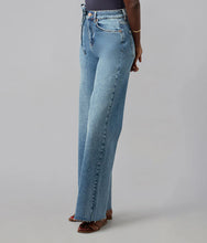 Milan Ultra High Rise Wide Leg Jeans - Divine Blue