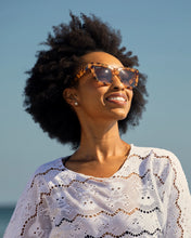 Mari Honey Tortoise + Gradient Grey Tortoise Polarized Lens Sunglasses
