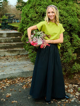 Caitlin Organic Cotton Top - Loop Knit Moss