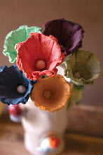 Handcrafted Paper Mâché Flowers(Set of 6)