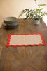 Wavy Edge Placemats (Multiple Colors)