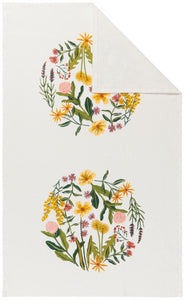 Blooms & Bees Terry Tea Towel/Dishtowel