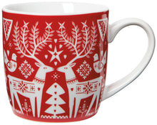 Folk Forest Holiday Mug