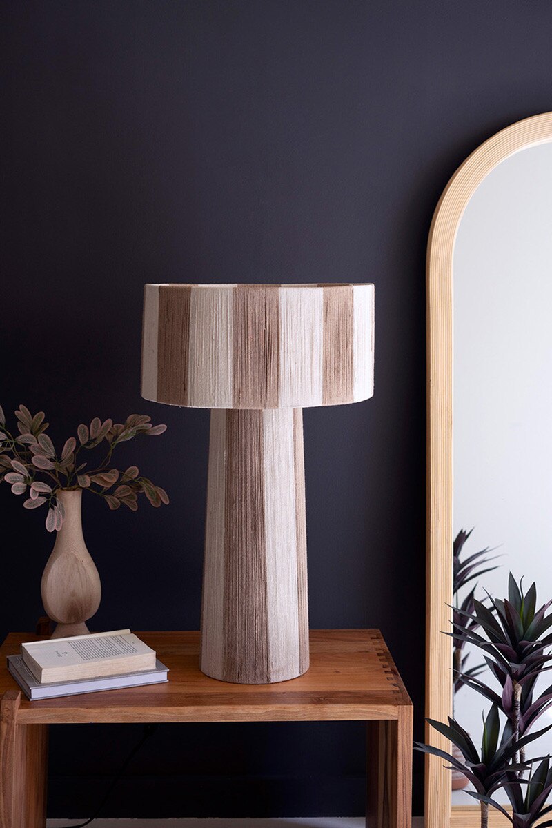 Natural & Khaki Jute Table Lamp