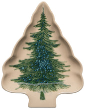 Winter Tree Christmas Shaped Dish
