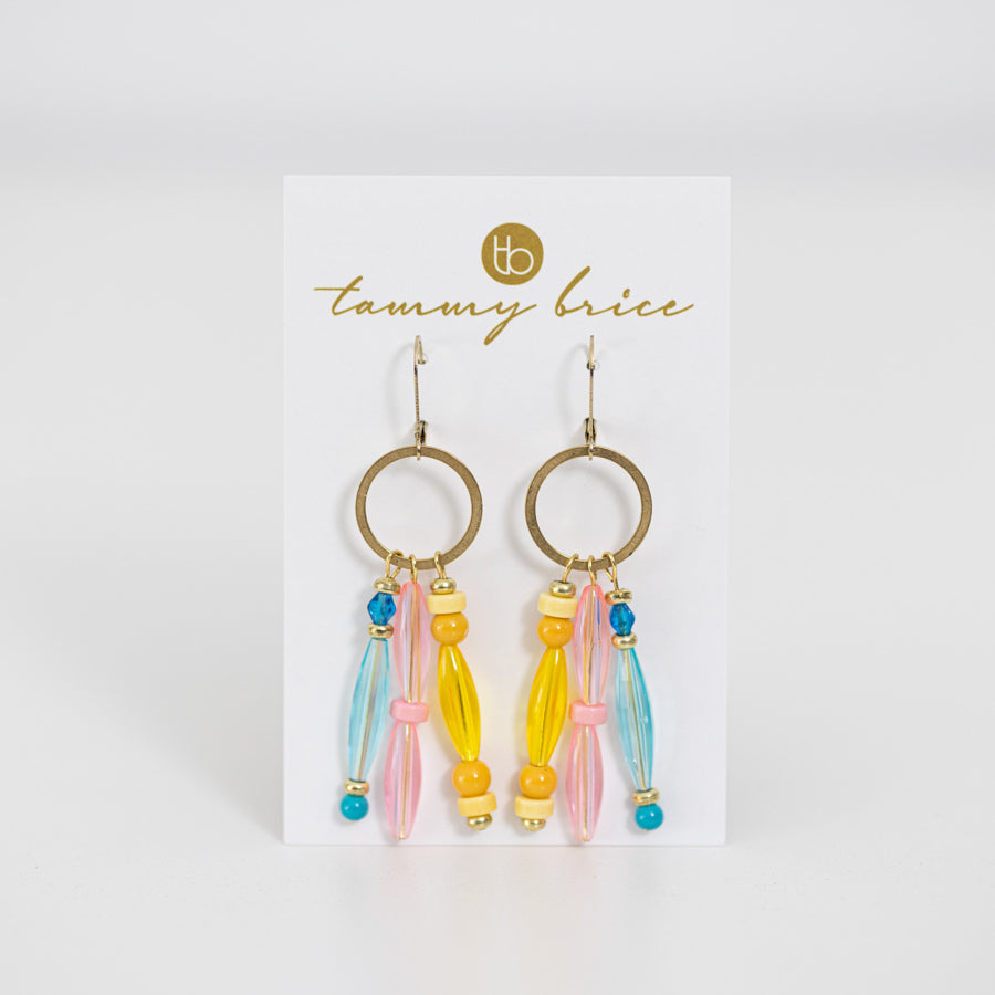 Pastel Prima Earrings by Local Maker Tammy Brice