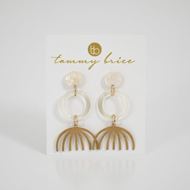 Pearly Roots Earrings