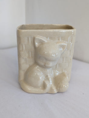 Previously Adored/Vintage Cat Planter