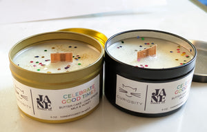 "Celebrate Good Times" Custom Curiosity Candle by JANE Candle Co.