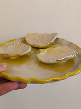 Hand Painted Shell Plate