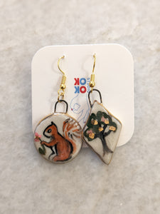 Handmade Ceramic Earrings by Studio OKOK