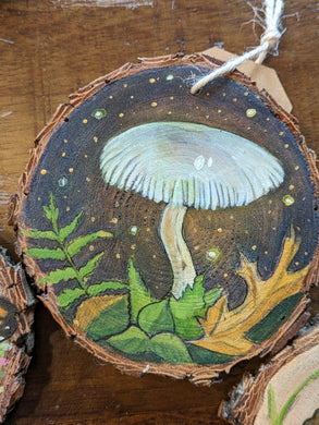 Mushroom Ornament by Alyssa Rose